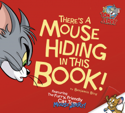 mouse hiding book